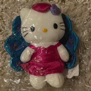 Vintage 2001 Peacock Hello Kitty Plush
